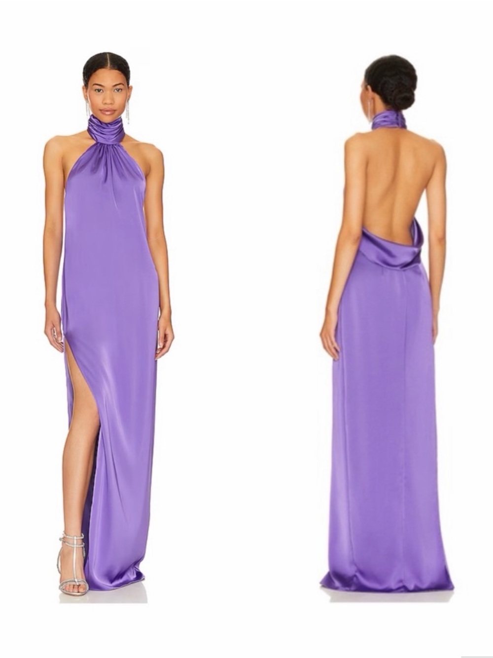 Katie May Sidrit Gown in Grape Size XS